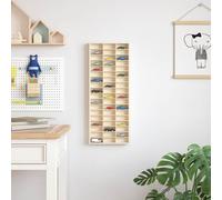 vidaXL Custodia per Esposizione Marrone 30 x 4.5 x 75 cm