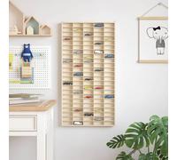 vidaXL Custodia per Esposizione Marrone 50 x 4.5 x 96 cm