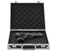 vidaXL Custodia per Pistola in Alluminio ABS Nera