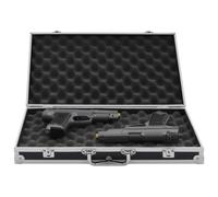 vidaXL Custodia per Pistola in Alluminio ABS Nera
