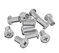 vidaXL Dado a bloccaggio 12 pcs Nichel M6 x 25 mm Acciaio, Attrezzi per assemblaggio di riparazioni, viti in acciaio, collegamenti a vite, miglioramento domestico, hardware fai da te, attrezzi per ri