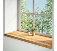 vidaXL Davanzali 2 pz Marrone Chiaro 120x40x2 cm Legno Massello Rovere