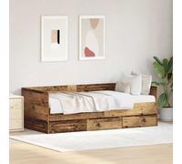 vidaXL Daybed Legno vecchio 90 x 190 cm Legno ingegnerizzato