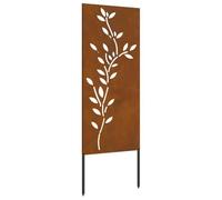 vidaXL Decorazione da Giardino in Metallo - Arte murale, Perfetta per recinzioni e terrazze. È Resistente alle intemperie, Ideale per abbellire Il Patio e Migliorare l'estetica. Un Bellissimo Pannel