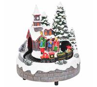 vidaXL Tavolo di Natale Multicolore 16 x 16 x 19 cm Resina