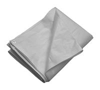 vidaXL Dekzeil 260 g/m² 4x6 m HDPE grijs