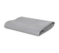 vidaXL Telone 650 g/m² 3x3 m Grigio Telo di Protezione Copertura Protettiva
