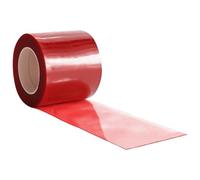 vidaXL Tenda per porte rossa 200 mm x 1,6 mm 50 m PVC