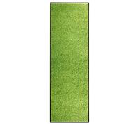 vidaXL Zerbino Lavabile Tappeto Stuoino Ingresso Tappetino Entrata Esterno Complementi Arredo Passatoia Moquette Tessili Casa Verde 60x180 cm