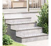 vidaXL Dischi Quadrati 4 pcs Argento 70 x 30 cm Alluminio
