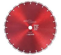 vidaXL Disco da Taglio Diamantato con Turbo Robusto Preciso Sottile Calcestruzzo Granito Mattoni Lama per Sega Smerigliatrice in Acciaio 350 mm