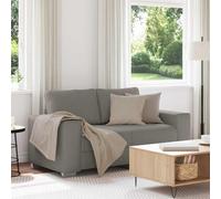 vidaXL Divanetto Grigio Chiaro 160x77x82cm Tessuto Velluto a Coste