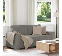 vidaXL Divanetto Grigio Chiaro 180x77x82cm Tessuto Velluto a Coste