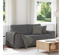 vidaXL Divanetto Grigio Scuro 180x77x82 cm Tessuto Velluto a Coste
