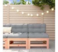 vidaXL Divani Centrali da Giardino 2 pz in Legno Massello di Douglas
