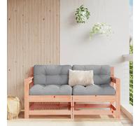 vidaXL Divani da Giardino Angolari 2 pz in Legno Massello di Douglas