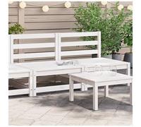 VIDAXL - Divani Da Giardino Senza Braccioli 2pz 70x70x67cm Bianchi Pino