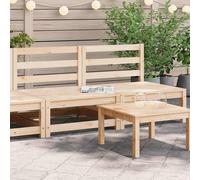vidaXL Divani da giardino senza braccioli 2 pz 70x70x67 cm massello pino