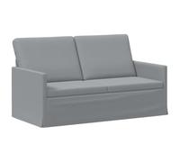 vidaXL Divano 2 posti grigio chiaro 150 x 81 x 82 cm tessuto