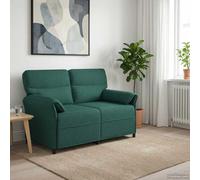 vidaXL Divano 100% poliestere, struttura in metallo, MDF, compensato, soggiorno, divano rettangolare, arredamento moderno, tessuto comodo, telaio robusto, divano antistrappo