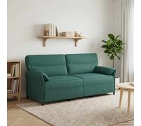 vidaXL Divano 100% poliestere, struttura in metallo, MDF, compensato, soggiorno, divano rettangolare, arredamento moderno, tessuto comodo, telaio robusto, divano antistrappo