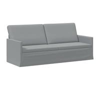 vidaXL Divano 3 posti grigio chiaro 190 x 81 x 82 cm tessuto