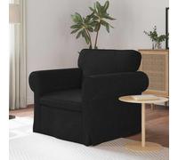 vidaXL Divano 60cm Nero Metallo