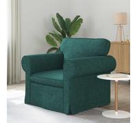 vidaXL Divano 60cm Verde Scuro Metallo