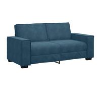 vidaXL Divano a 2 Posti Blu 140 cm in Velluto, Divano, Divano a 2 posti, Divano in Velluto, Divano, Divano a Due posti, Divano a 2 posti in Velluto