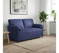 vidaXL Divano a 2 Posti Blu Polizia 158 x 83 x 95 cm Velluto