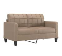 vidaXL Divano a 2 Posti Cappuccino 140 cm in Similpelle