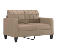 vidaXL Divano a 2 Posti Cappuccino 140 cm in Similpelle