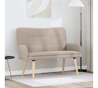 vidaXL Divano a 2 Posti Grigio Chiaro 115 x 61 x 87 cm Bouclé