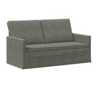 vidaXL Divano a 2 posti grigio chiaro 150 x 81 x 82 cm tessuto velluto a coste