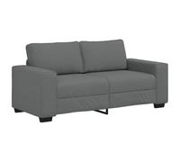 vidaXL Divano a 2 Posti Grigio Scuro 140 cm in Tessuto, Divano, Divano a 2 posti, Divano in Tessuto, Divano, Divano a Due posti