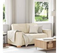 vidaXL Divano a 2 posti in lino 120 cm