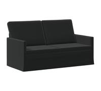 vidaXL Divano a 2 posti, in velluto, 150 x 81 x 82 cm, colore: Nero