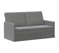 vidaXL Divano a 2 posti in velluto grigio scuro 150 x 81 x 82 cm