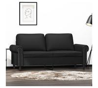 VIDAXL - Divano A 2 Posti Nero 140 Cm In Similpelle
