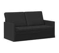vidaXL Divano a 2 posti, nero, 150 x 81 x 82 cm, tessuto