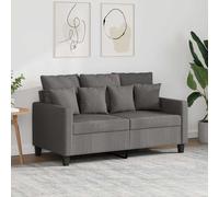 vidaXL Divano a 2 Posti Tortora 120 cm in Tessuto, Divano, Divano da Salotto, Divano a Due posti, Divano Imbottito, Divano da Soggiorno