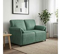 vidaXL Divano a 2 Posti Verde Mare 138 x 83 x 95 cm Velluto