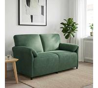 vidaXL Divano a 2 Posti Verde Mare 158 x 83 x 95 cm Velluto