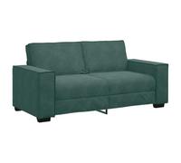 vidaXL Divano a 2 Posti Verde Scuro 140 cm in Velluto, Divano, Divano a 2 posti, Divano in Velluto, Divano, Divano a Due posti