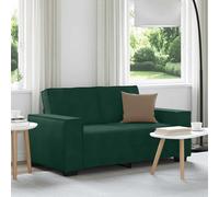vidaXL Divano a 2 Posti Verde Scuro 120 cm in Velluto, Divano, Divano a 2 posti, Divano in Velluto, Divano, Divano a Due posti