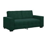 vidaXL Divano a 2 Posti Verde Scuro 140 cm in Velluto, Divano, Divano a 2 posti, Divano in Velluto, Divano, Divano a Due posti