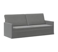 vidaXL Divano a 3 posti grigio scuro 190 x 81 x 82 cm velluto