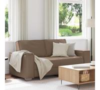 vidaXL Divano a due posti Cappuccino 140 cm in finta pelle