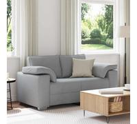 vidaXL Divano a due posti Grigio chiaro 160 cm Tessuto