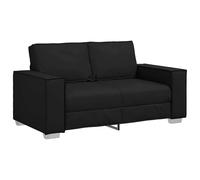 vidaXL Divano a due posti Nero 160 cm Pelle Sintetica | Moderno e semplice con linee pulite, Metallico e in compensato per una stabilità garantita,